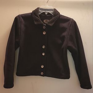Small black jacket.